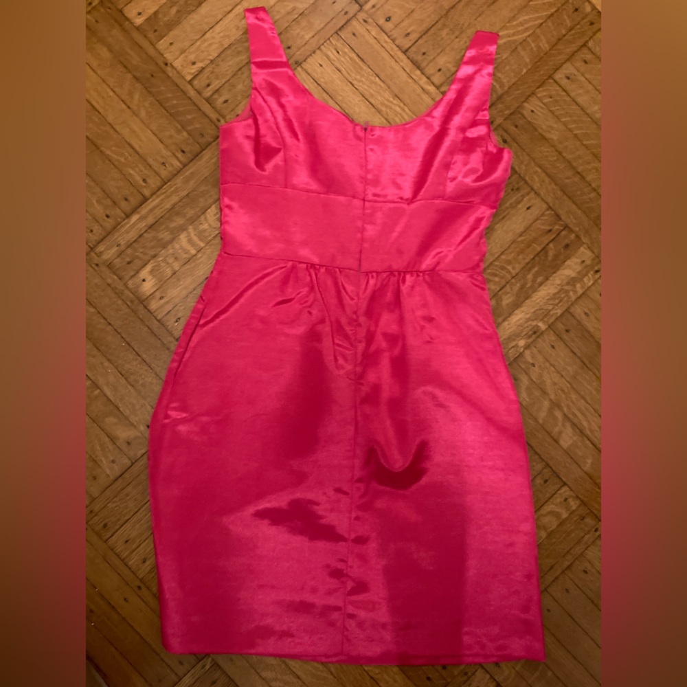 Fuschia / Bold Pink Grosgrain Shoshanna cocktail Dress